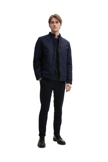 TOM TAILOR Bikerjacke dunkelblau