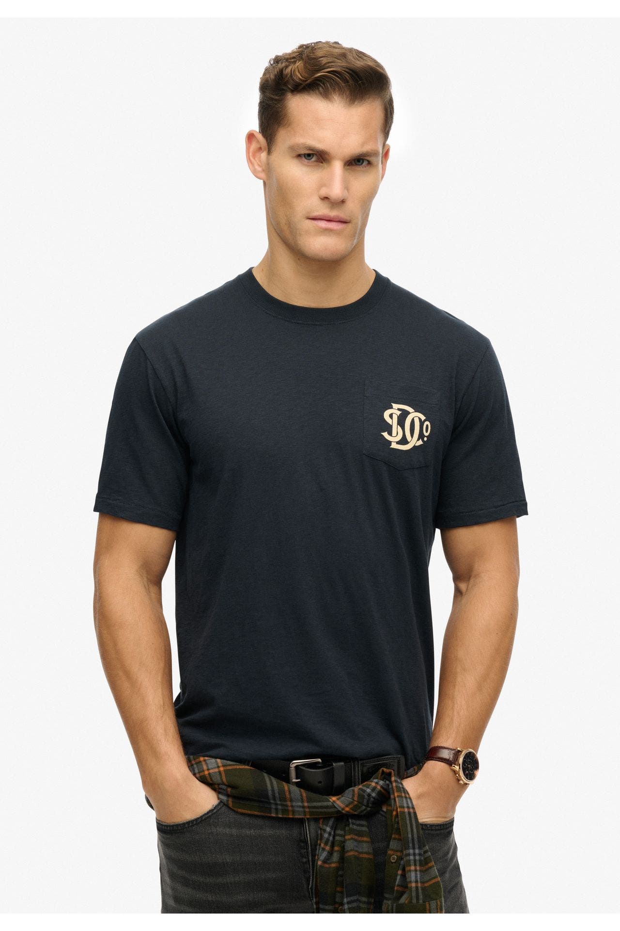 SUPERDRY T-Shirt 'Merchant Graphic' schwarzblau, Bild 1