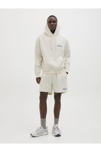 JACK & JONES Sweat-Shorts 'Jpstkarl Union' vanille