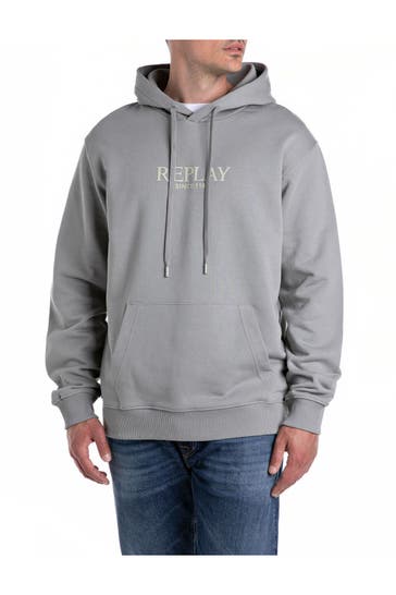 REPLAY Hoodie grau