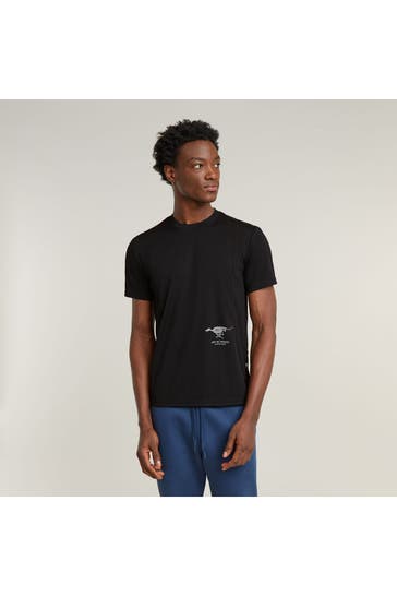 G-STAR T-Shirt schwarz