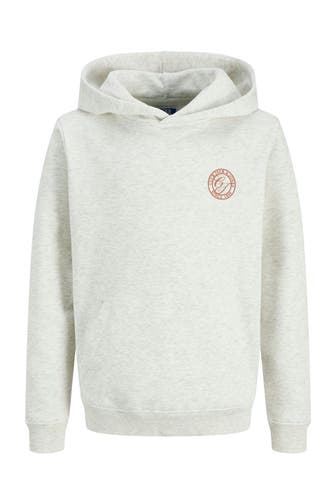 JACK & JONES Hoodie hellgrau