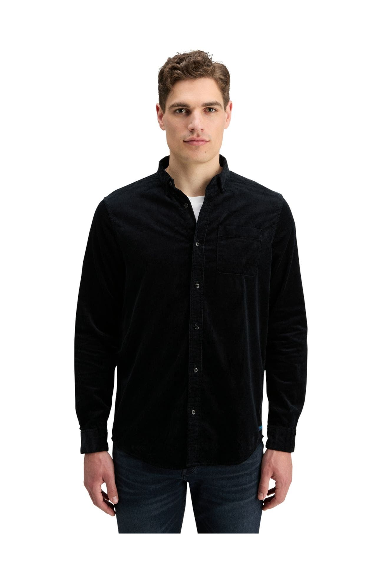 SCOTCH & SODA Cordhemd nachtblau, Bild 1