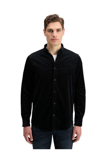 SCOTCH & SODA Cordhemd nachtblau