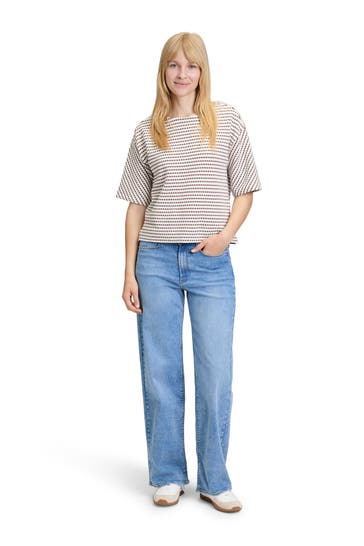BETTY & CO T-Shirt gemustert