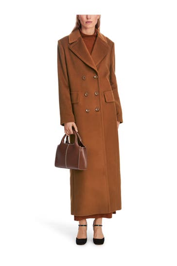 MARC CAIN Wollmantel cognac