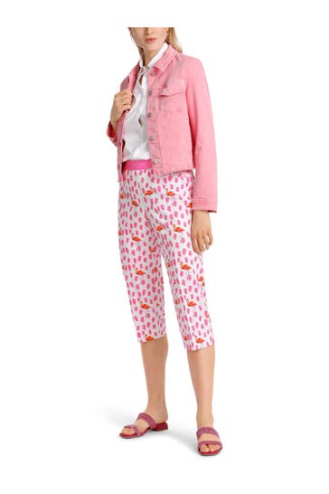 MARC CAIN Capri-Hose gemustert