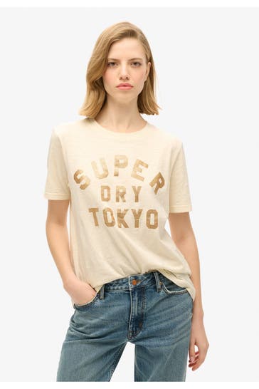SUPERDRY T-Shirt creme