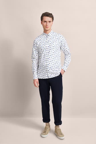 BUGATTI Casual-Hemd gemustert