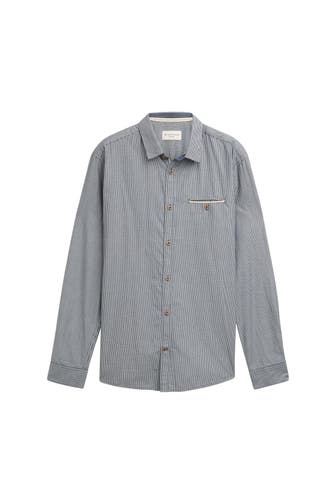TOM TAILOR Casual-Hemd grau