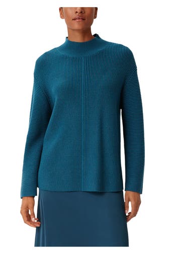 COMMA, Strickpullover petrol
