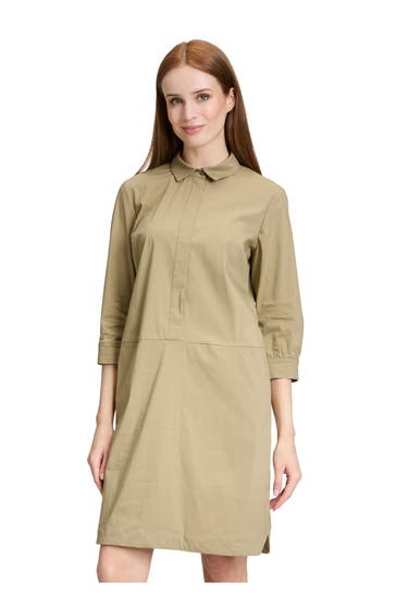 BETTY BARCLAY Blusenkleid graugrün
