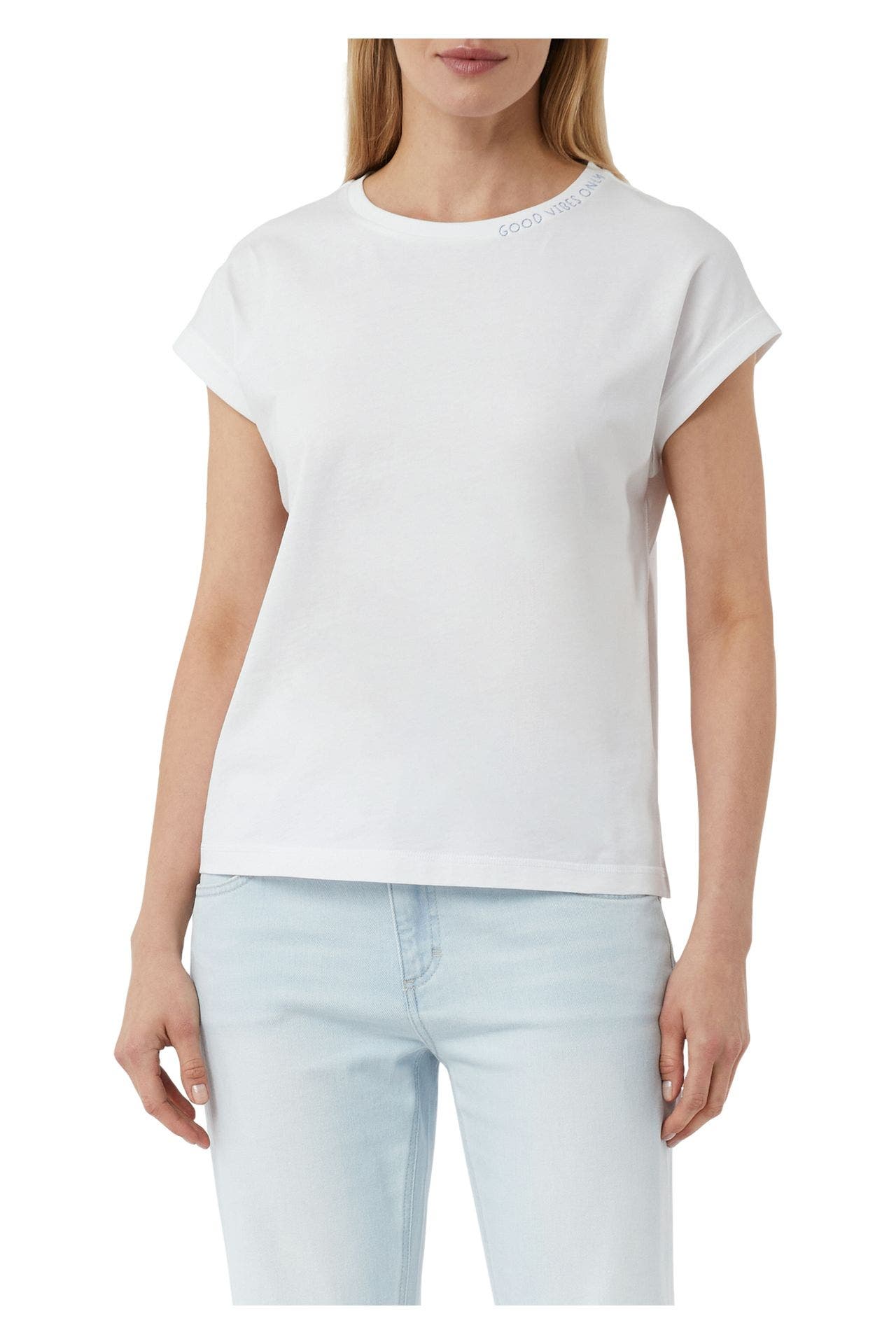 COMMA, T-Shirt weiß, Bild 1