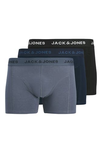JACK & JONES 3er-Pack Boxer Trunks mehrfarbig