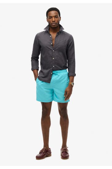 SUPERDRY Badeshorts türkis