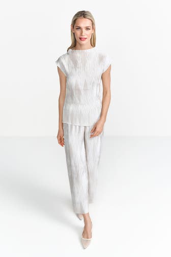 RICH & ROYAL Plisseetop beige