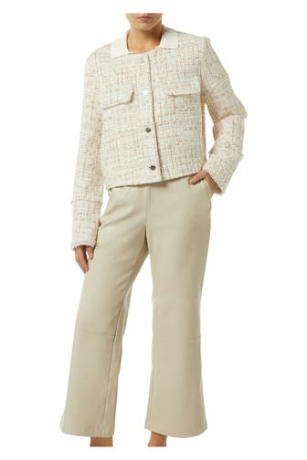 COMMA, Bouclé-Blazer gemustert