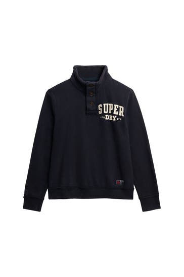 SUPERDRY Sweat-Troyer nachtblau