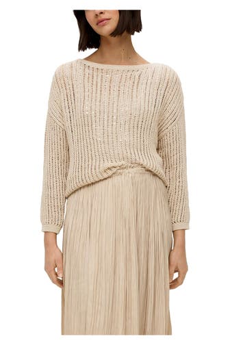 S.OLIVER BLACK LABEL Strickpullover beige