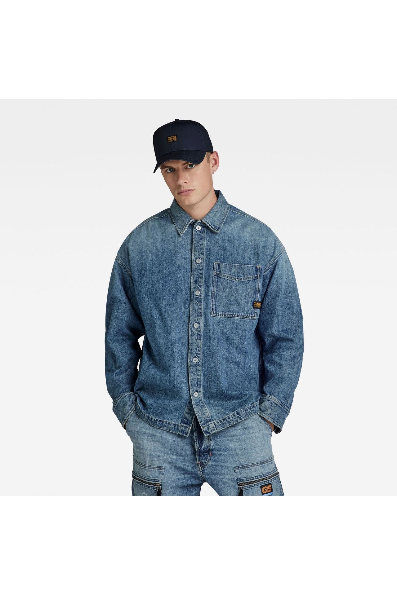 G-STAR Jeanshemd blau, Bild 1
