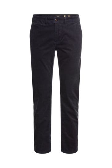 CAMEL ACTIVE Cordsamt-Hose schwarzblau