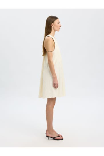 SELECTED Minikleid offwhite