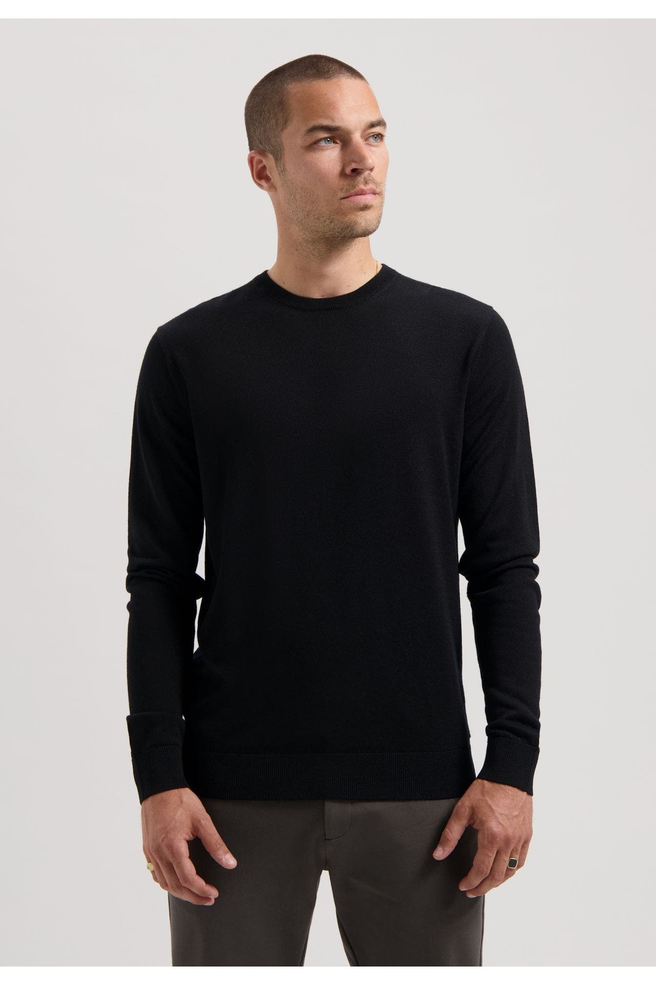 DSTREZZED Woll-Pullover 'Destin' schwarz, Bild 1