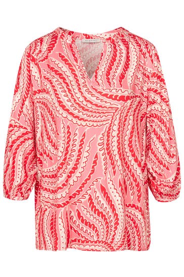 BUGATTI Casual-Bluse gemustert