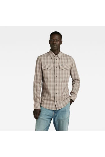 G-STAR Karohemd Slim Fit