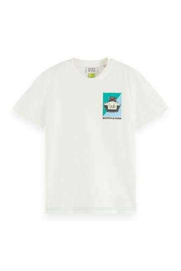 SCOTCH & SODA T-Shirt offwhite