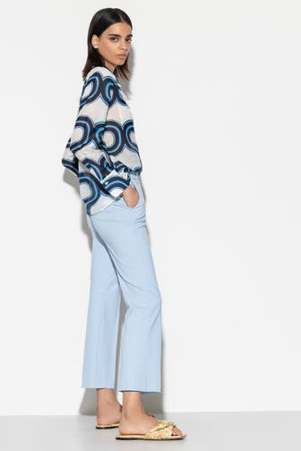 LUISA CERANO Stoffhose hellblau