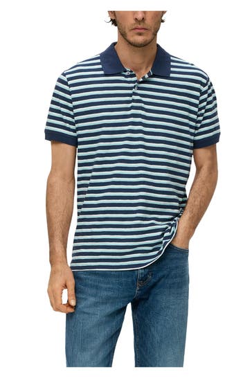 S.OLIVER Polo-Shirt gestreift