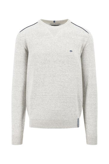 FYNCH-HATTON Strickpullover hellgrau