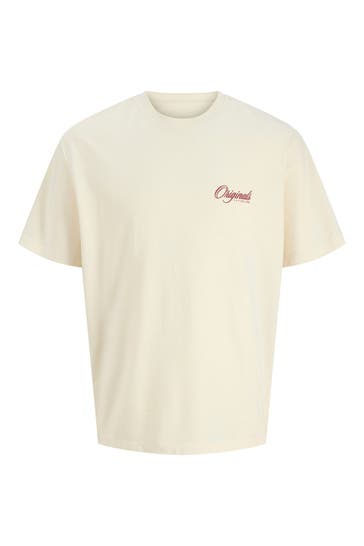 JACK & JONES T-Shirt vanille