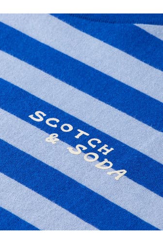 SCOTCH & SODA T-Shirt blau gestreift