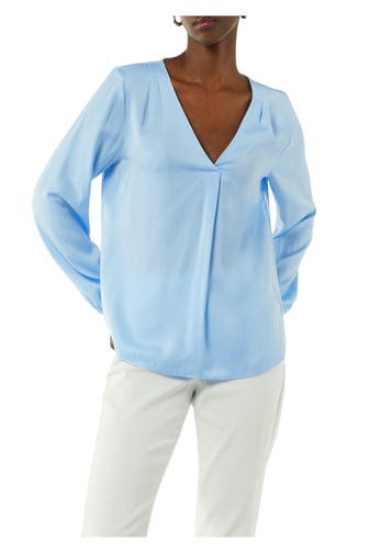 COMMA, Business-Bluse hellblau