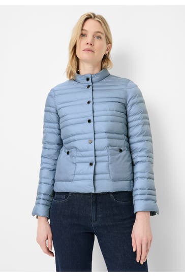 FUCHS SCHMITT 'St. Tropez' lightweight Quilted Jacket, dove blue