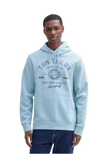 TOM TAILOR Hoodie hellblau