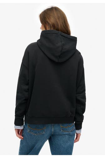 SUPERDRY Hoodie schwarz