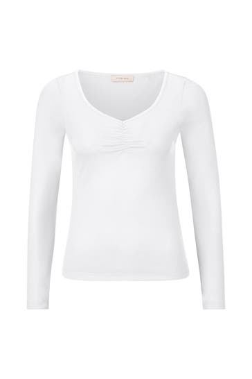 RICH & ROYAL Longsleeve weiß