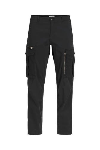 JACK & JONES Cargohose schwarz