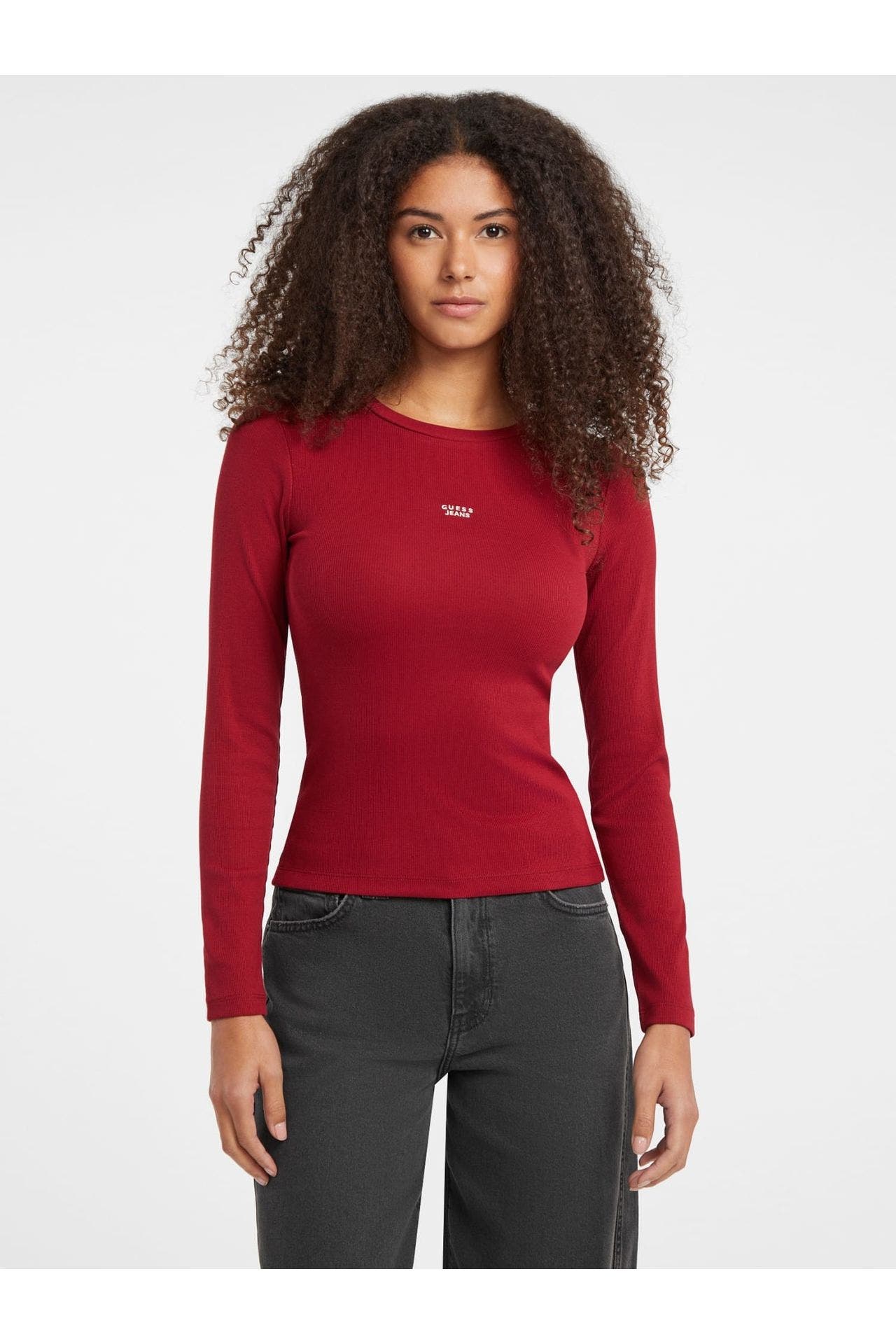 GUESS Longsleeve weinrot, Bild 1