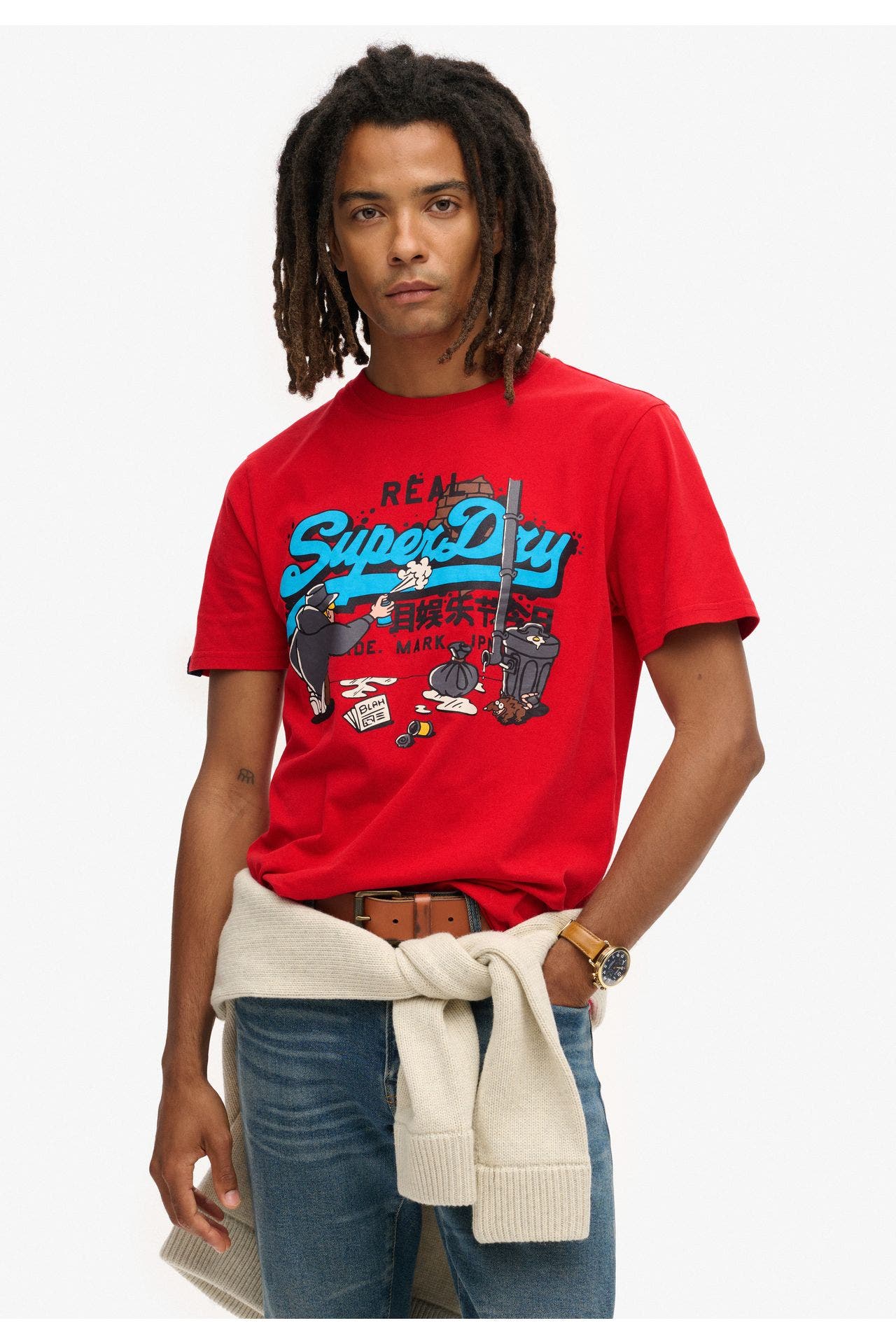 SUPERDRY T-Shirt rot , Bild 1