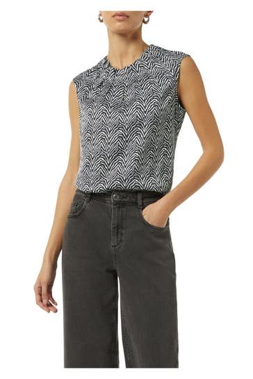 COMMA, Blusentop animal