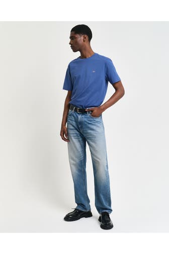 GANT T-Shirt azurblau