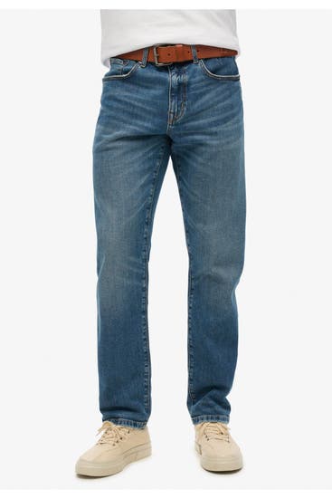 SUPERDRY - Jeans mittelblau slim straight
