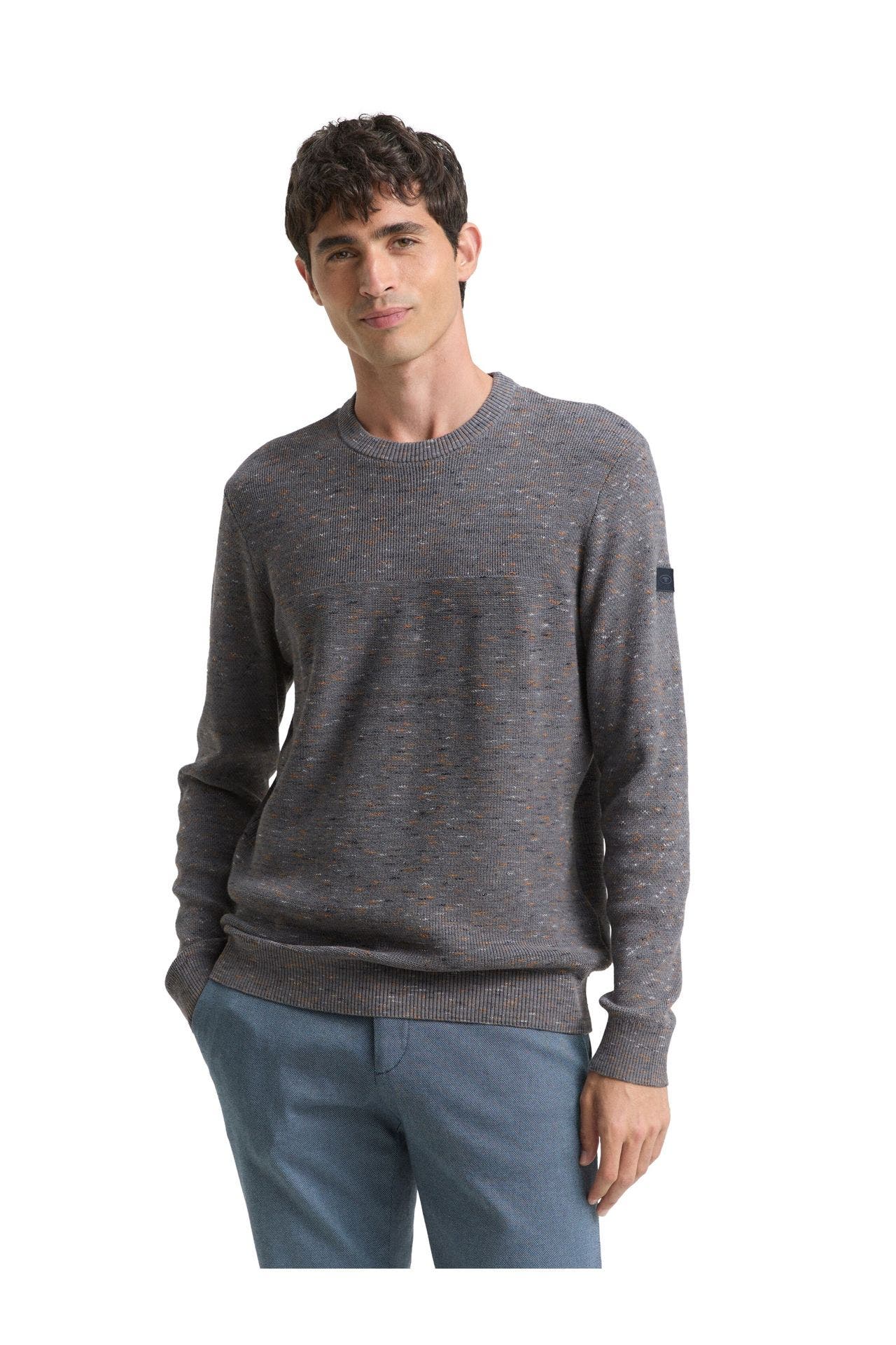 TOM TAILOR Strickpullover dunkelgrau, Bild 1