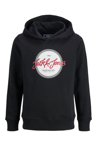 JACK & JONES Hoodie schwarz
