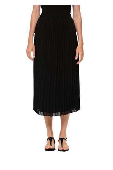 S.OLIVER BLACK LABEL Pliséerock schwarz