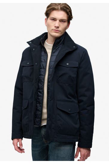 SUPERDRY 'Burford' navy lightweight jacket